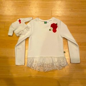Dollie & Me white top set